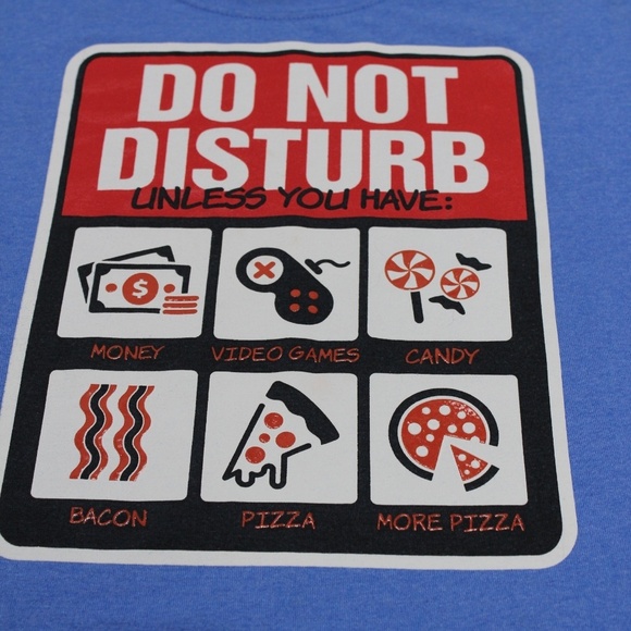 Gildan Blue T-Shirt, Boys Large 10/12 - Picture 2 of 3